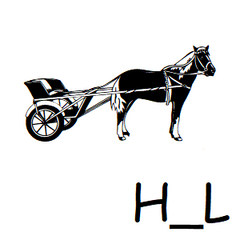 Horse Icon Address Labels on Sheets