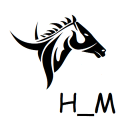 Horse Icon Address Labels on Sheets