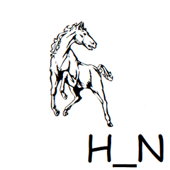 Horse Icon Address Labels on Sheets