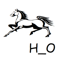 Horse Icon Address Labels on Sheets