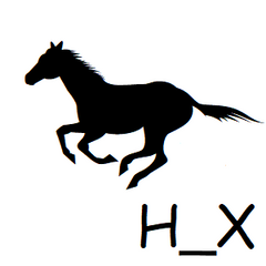 Horse Icon Address Labels on Sheets