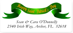 St Patrick's Address Labels on Sheets