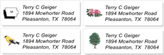 USA STATE:  Bird, Flower, Tree, and Outline Sheet Labels