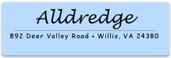 Accent Line Address Label Sheets (1 7/8" x 5/8")