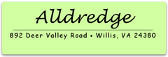 Accent Line Address Label Sheets (1 7/8" x 5/8")
