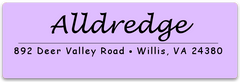 Accent Line Address Label Sheets (1 7/8" x 5/8")