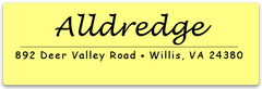 Accent Line Address Label Sheets (1 7/8" x 5/8")