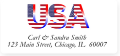 Patriotic Collection of Address Labels