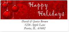 Elegant Christmas Address Labels on Sheets