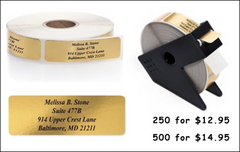 Personalized Roll Address Labels <br>New Larger Size (2 1/2 x 3/4)!