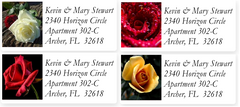 Classic Flower Sheet Labels