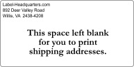 Personalized Shipping Labels - 2" x 4"