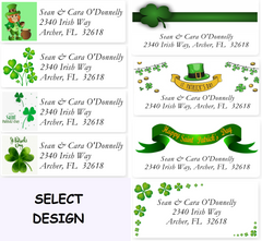 St Patrick's Address Labels on Sheets