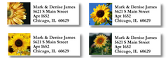 Floral Sheet Labels