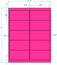 Personalized Shipping Labels - 2" x 4"