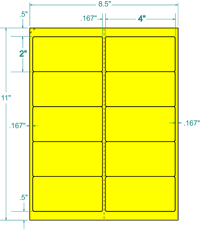 Personalized Shipping Labels - 2" x 4"