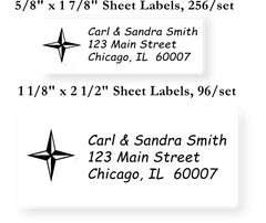 Wingding Address Labels on Sheets