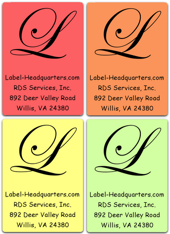 NEW Personalized Label Designs
