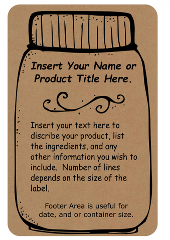 Home Canning Labels