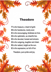 Child Name Poems - New Designs