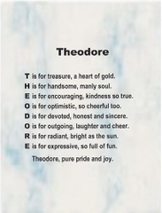 Child Name Poems - New Designs
