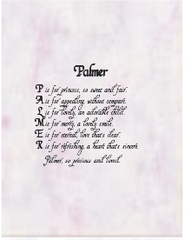 Child Name Poems - New Designs