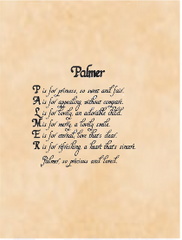 Child Name Poems - New Designs