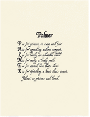 Child Name Poems - New Designs