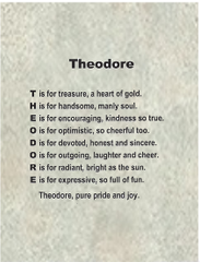 Child Name Poems - New Designs