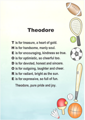 Child Name Poems - New Designs