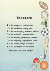 Child Name Poems - New Designs