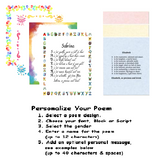 Child Name Poems - New Designs