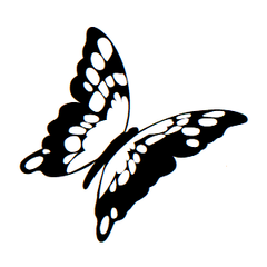 Butterfly Icon Address Labels on Sheets