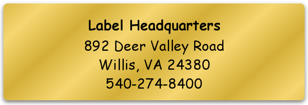 First Mainline Label BOLD First Line Label Sheets (approximately 1 7/8