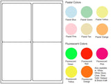 Multipurpose Quarter Sheet Label #11 - 4" x 5" - Blank Sheets
