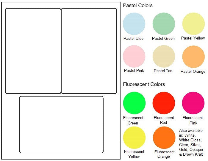 Shipping Sheet Label #120 - 4" x 6" - Blank Sheets