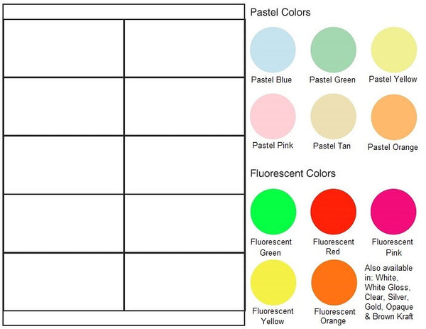 Address Sheet Label #175 - 4.25