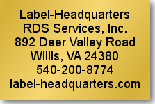 PR - Sheet Labels - 1.5" x 1.0", Up to 7 Lines of Text