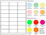 Multipurpose Sheet Label #240 - 2.625" x 1.25" - Blank Sheets