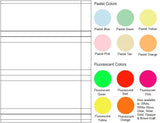 Legal Key Sheet Label #25 - Blank Sheets