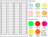 Multipurpose Sheet Label #350 - 1.7225" x 0.5" - Blank Sheets