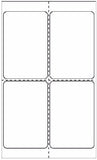 Legal Quarter Sheet Label #635 - 4" x 6" - Blank Sheets