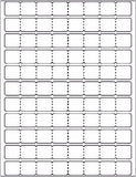 Multipurpose Sheet Label #740 - 1" x 0.875" - Blank Sheets