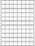 Multipurpose Sheet Label #740 - 1" x 0.875" - Blank Sheets