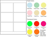 Multipurpose Sheet Label #844 - 4" x 3" - Blank Sheets