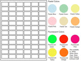 Multipurpose Sheet Label #869 - 1.25" x 0.75" - Blank Sheets