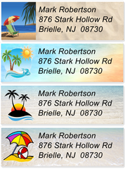 Beach Sheet Labels