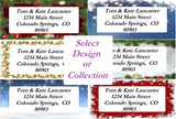 Christmas Border Sheets of Labels