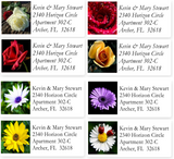 Classic Flower Sheet Labels