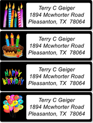 Birthday Sheet Labels